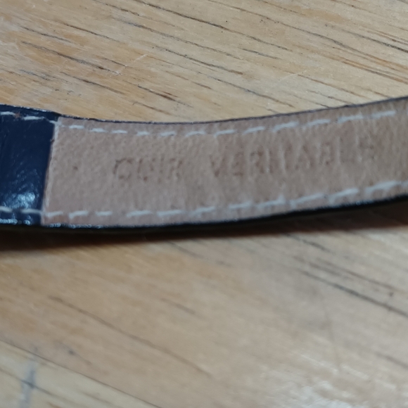 Rare French made world watch Swiss movement silver tone case gold bezel - Picture 6 of 11